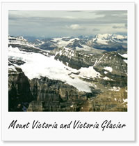 Mount Victoria and Victoria Glacier