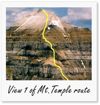 View 1 of Mt. Temple route