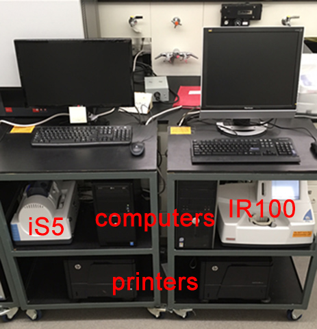 IR100 and iS5 FT-IR spectrometers