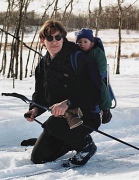 Cross country skiing at Elk Island Park