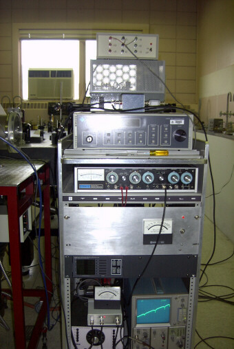 Rack with control unit instruments