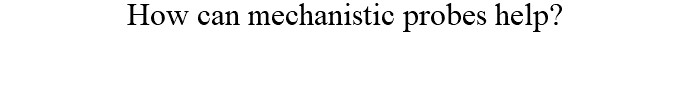 How can mechanistic probes help?