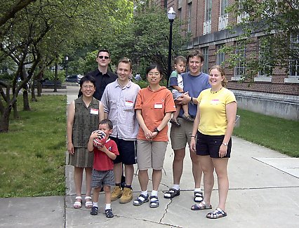 Our group at the 57th International Symposium on Molecular Spectroscopy (Ohio State University, Columbus, Ohio, USA, June 2002)
